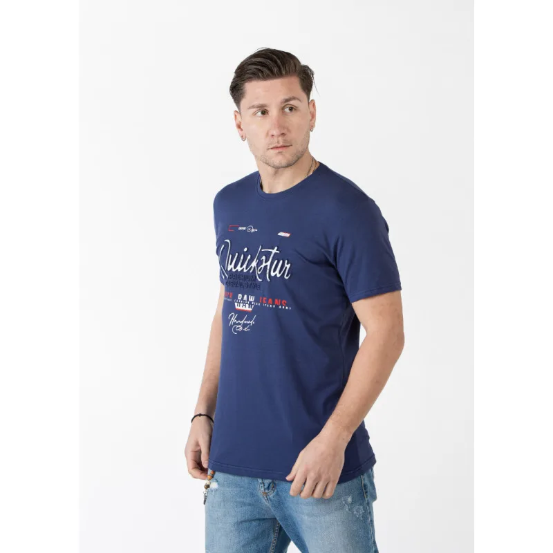 T-shirt μακό pennie "Quick Star" by Leo collection - Mood Indigo