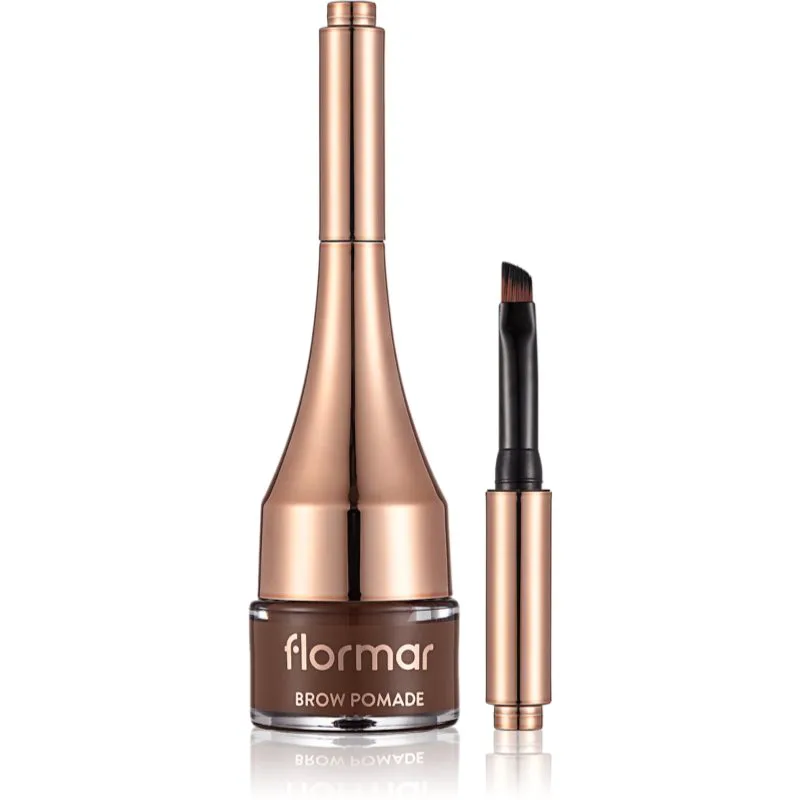 flormar Brow Pomade μυραλοιφή για τα φρύδια με βούρτσα απόχρωση 02 Light Brown 2,2 γρ