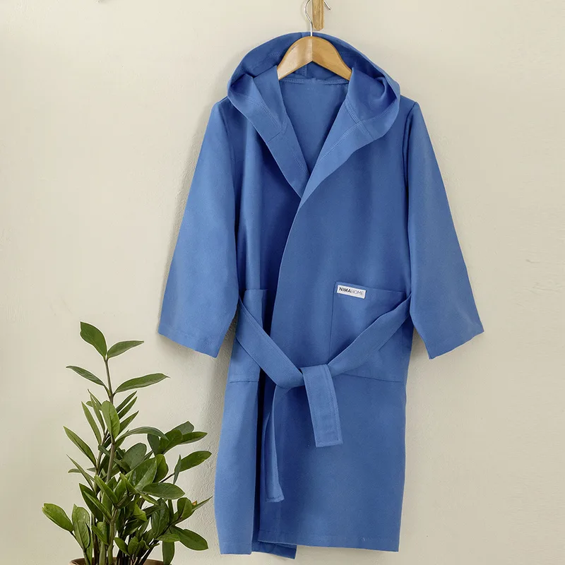 Παιδικό Μπουρνούζι Microfiber Nima Splashy Blue No4 No4