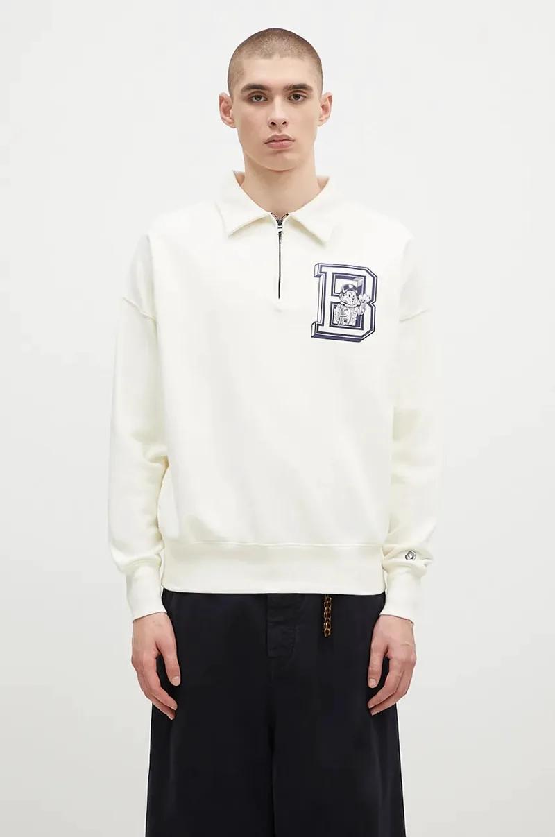 Βαμβακερή μπλούζα Billionaire Boys Club College Quarter Zip