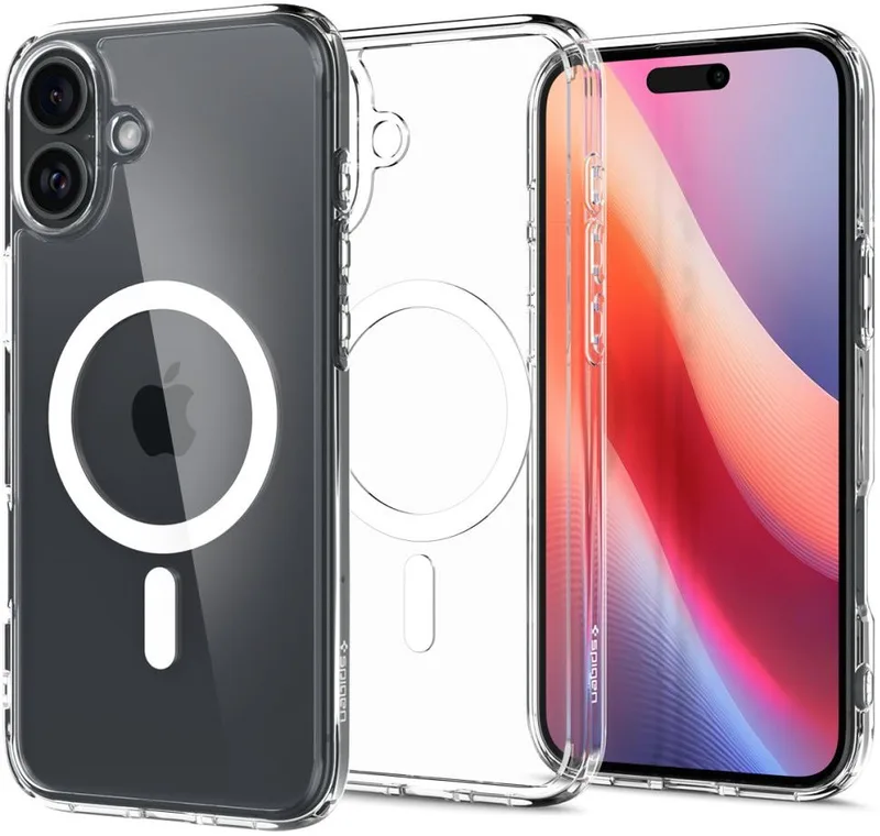 Θήκη iPhone 16 Plus Spigen Ultra Hybrid MagFit Σκληρή με MagSafe - White (ACS08075)