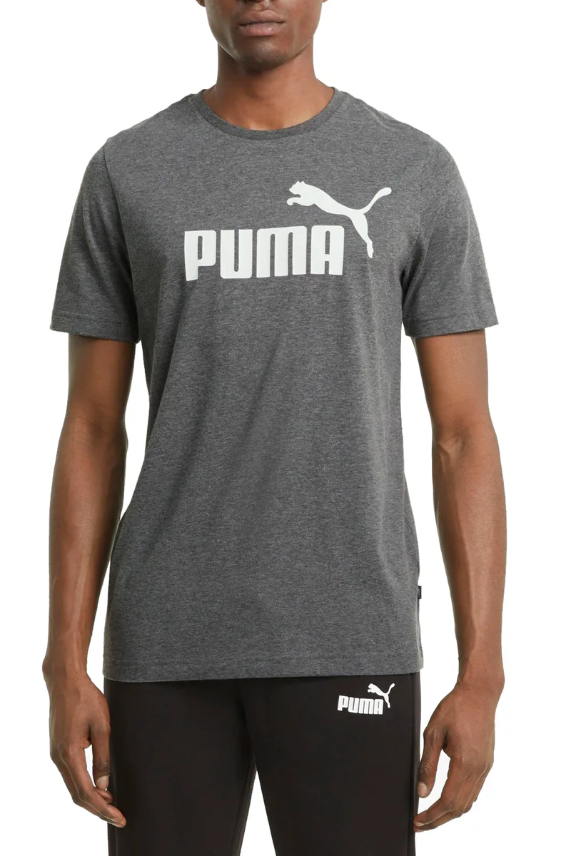 Μπλούζα Κοντομάνικη Puma Ess Heather 586736-01 Ανδρικό