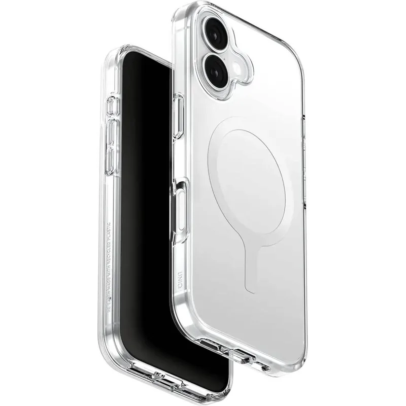 Θήκη iPhone 17 Uniq Clario Ανθεκτική Eco-Friendly Διάφανη με MagSafe - Lucent Clear (UNIQ-IP6.3(2025)-CLARMLCLR)