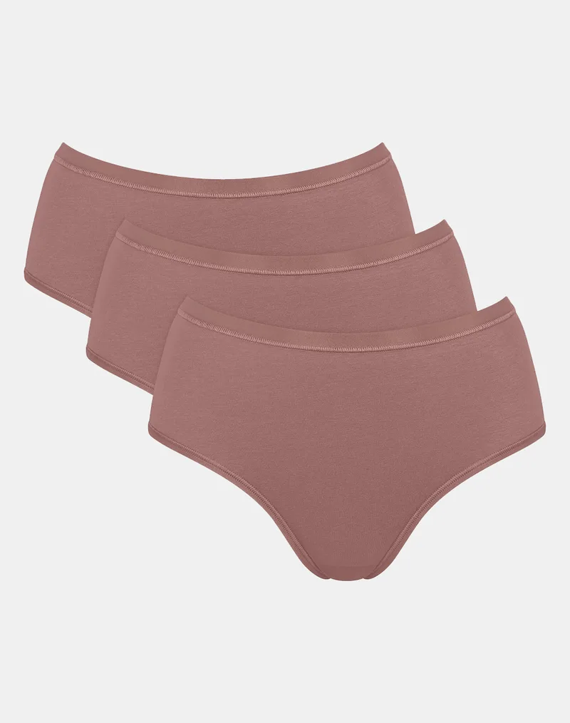 sloggi GO Daily Cotton Midi 3P 10222325-1141 SandyBrown
