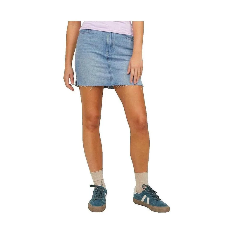 Κοντές φούστες Jack & Jones Jupe en denim stonewash bleu