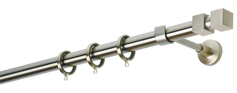 Κουρτινόβεργα Zogometal Easy Line E4144 Νίκελ Ματ