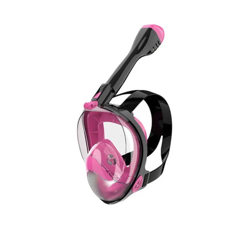 Μάσκα XDIVE FULLFACE CRYSTAL COLOR BOX Μαύρο/Ροζ Μέγεθος L/XL