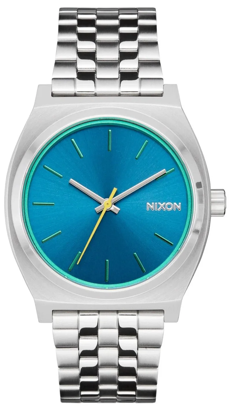 NIXON Time Teller - A045-5302-00 Silver case with Stainless Steel Bracelet