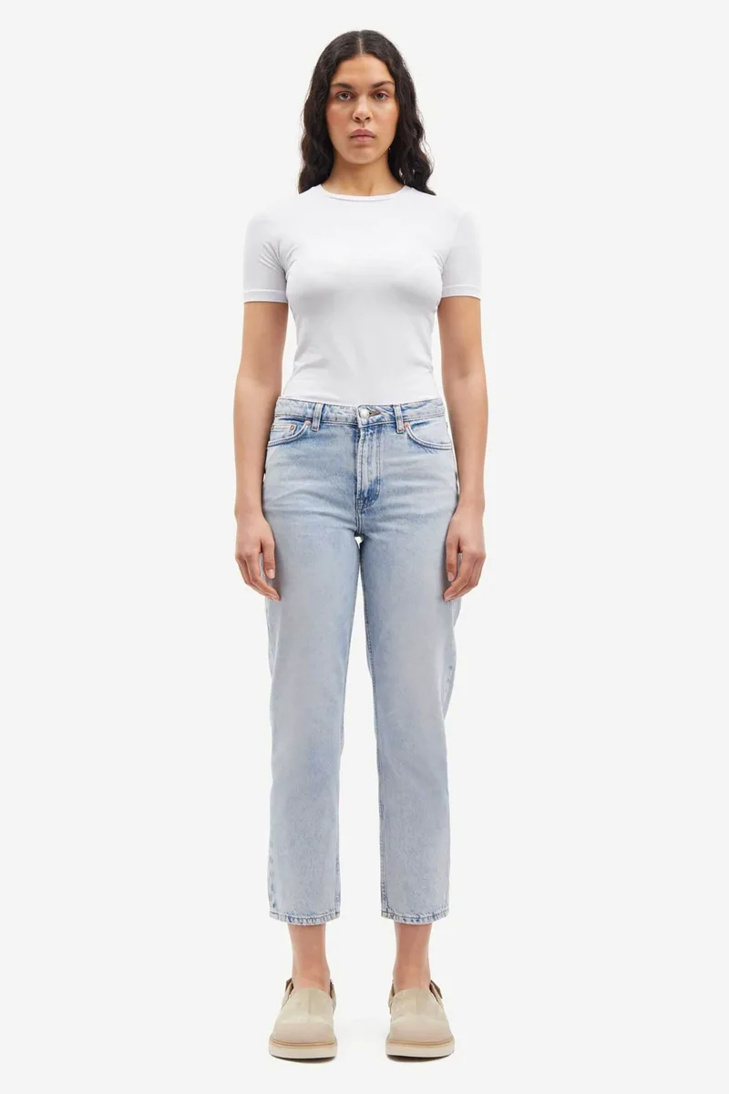 Samsøe Samsøe γυναικείο τζιν παντελόνι Regular fit "Marianne" - F22400107 Denim Blue