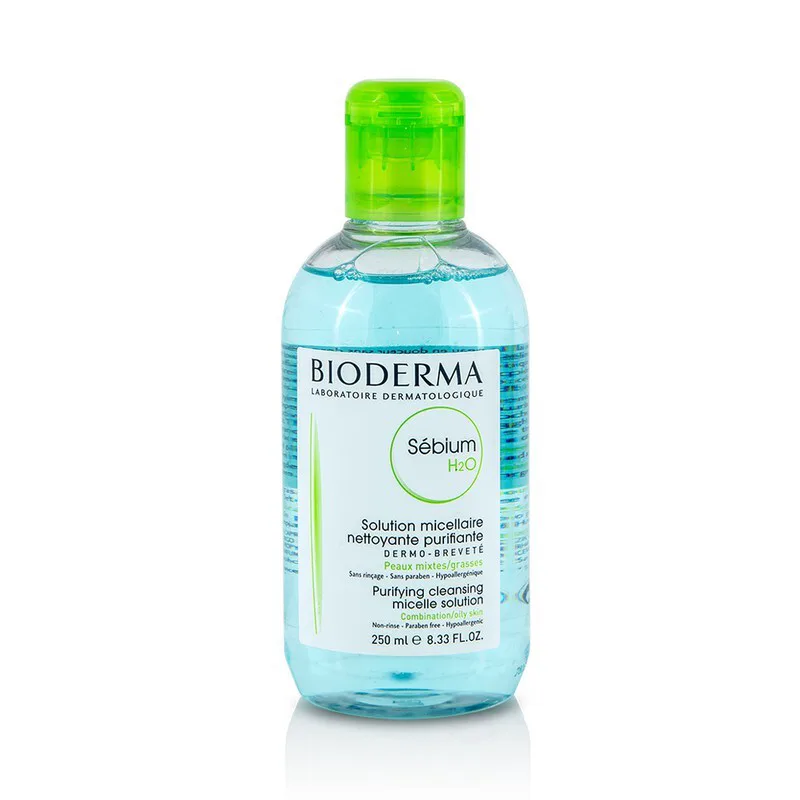 BIODERMA Micellar Water Ντεμακιγιάζ Sebium Η2Ο για Λιπαρές Επιδερμίδες 250ml