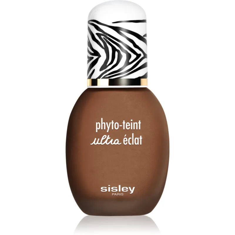 Sisley Phyto-Teint Ultra Eclat μακράς διαρκείας ρευστό μεικ απ για λαμπρή επιδερμίδα απόχρωση 8C Cappuccino 30 ml