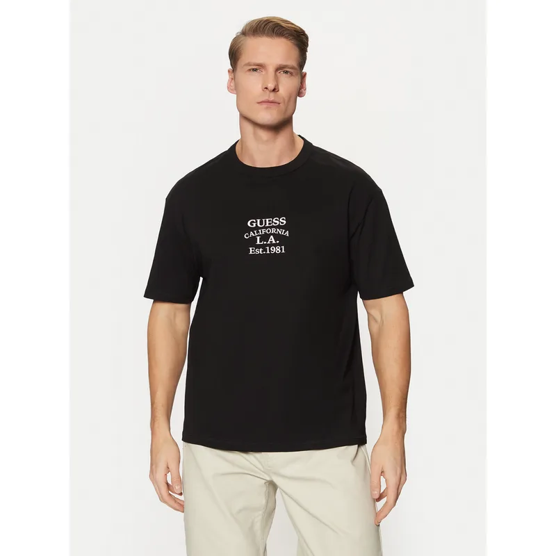 Guess T-Shirt M5RI35 K8FQ4 Μαύρο Oversize