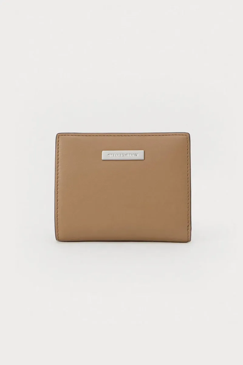 Karl Lagerfeld γυναικείο πορτοφόλι "Ikon Smooth Medium" - B1W32004 Καμηλό