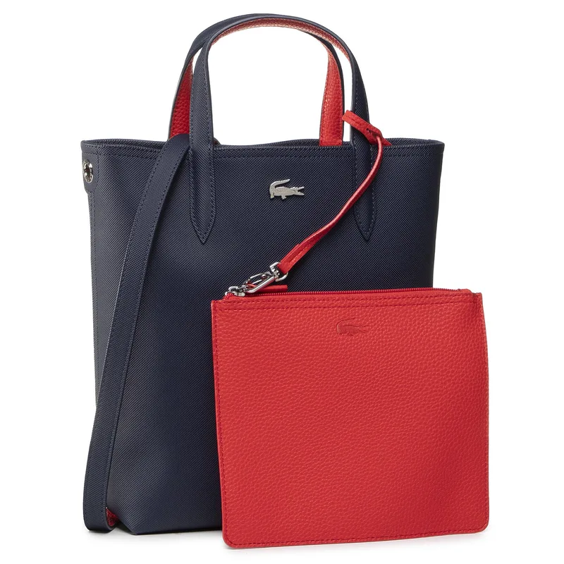 Τσάντα Lacoste Vertical Shopping Bag NF2991AA Σκούρο μπλε