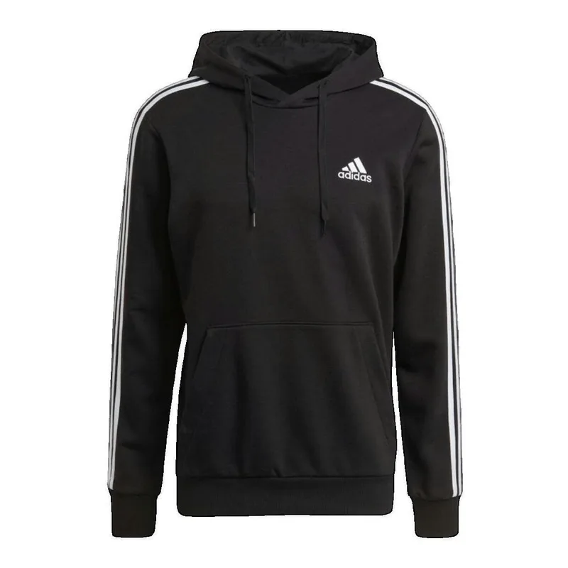 T-shirt με κουκούλα adidas Sweat à capuche Essentials 3-Stripes noir