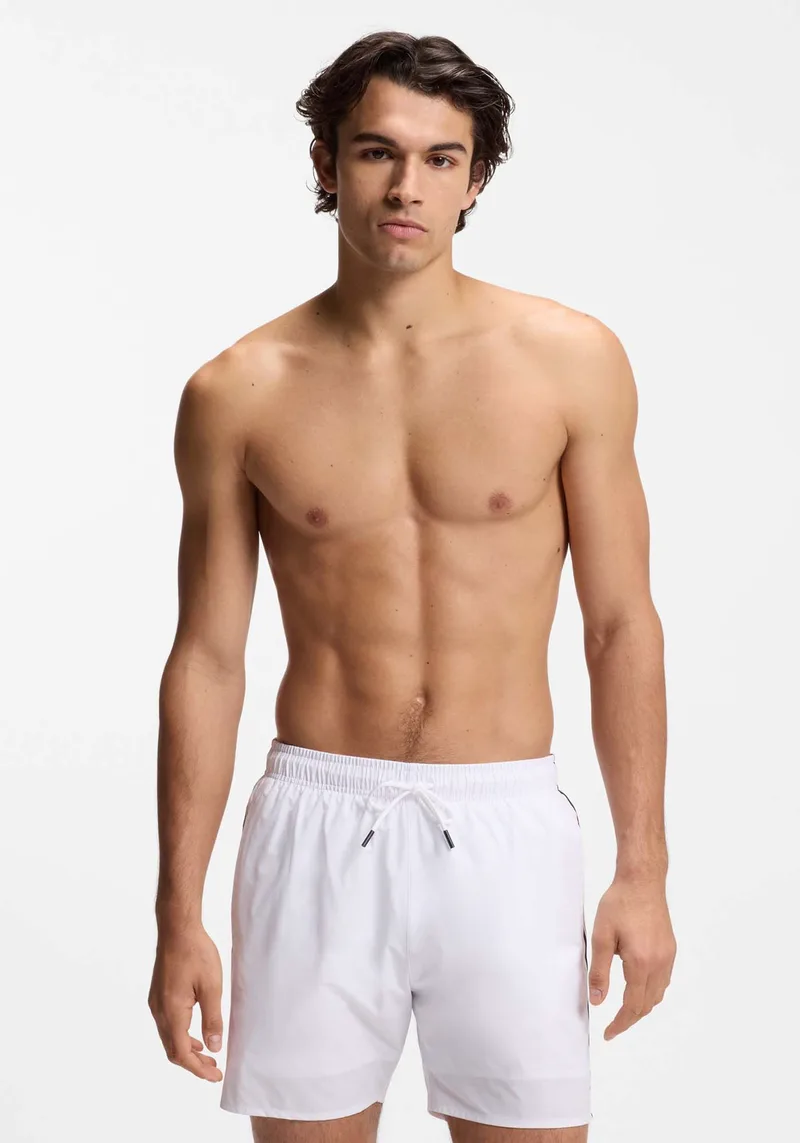 BOSS Ανδρικό Μαγιό Iconic - 50491594 100 White
