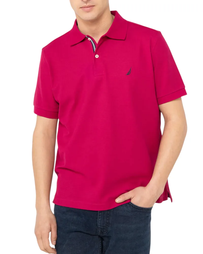 Nautica Ανδρική Μπλούζα Πόλο Κοντομάνικη Cabin Polo N1CR0110-804 Φούξια