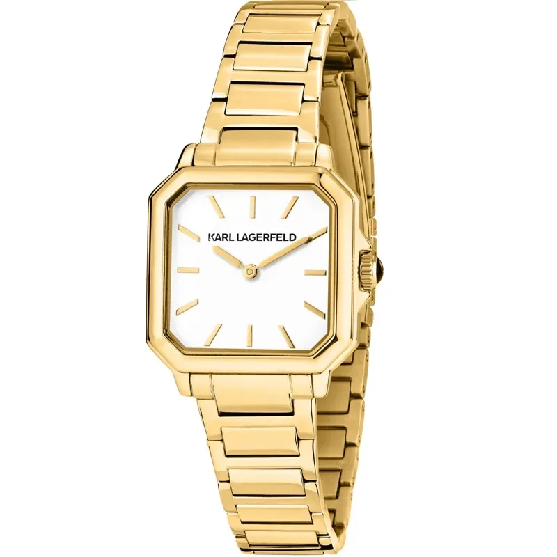 Γυναικείο ρολόι Karl Lagerfeld Square Classics Χρυσό Stainless Steel R0553102505 R0553102505 Ατσάλι