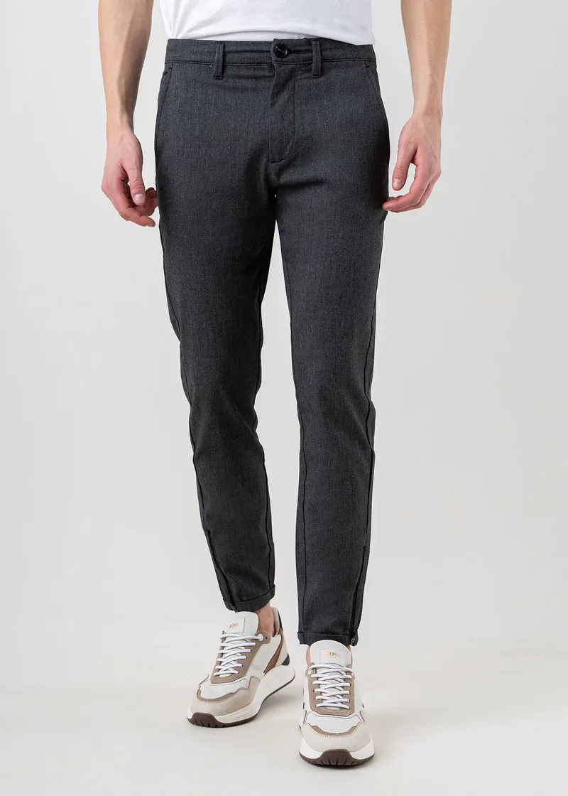 GABBA Pisa Παντελόνι της σειράς Domo - 2220211015 9900 Dark Grey