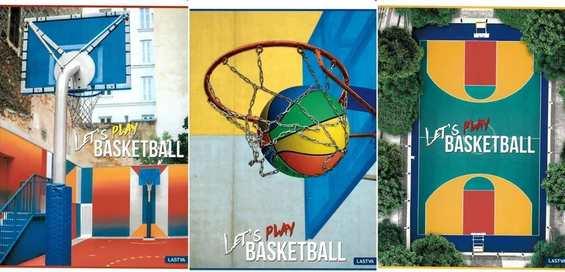 Τετράδιο / σημειωματάριο ριγέ Lastva Play 52 φύλλα Α5 (3 σχέδια)