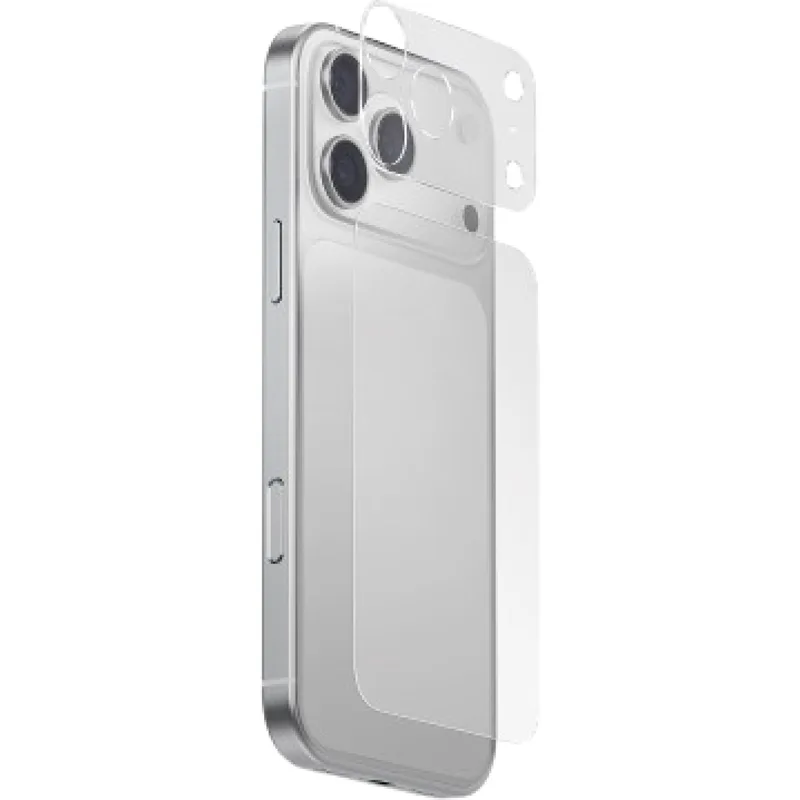 Σετ Προστασίας Κάμερας & Πλάτης iPhone 17 Pro Max Uniq Optix AeroShield Plus από Ματ PC & Μεμβράνη PET - Transparent (UNIQ-IP6.9P(2025)-AERSPCMPFCLR)