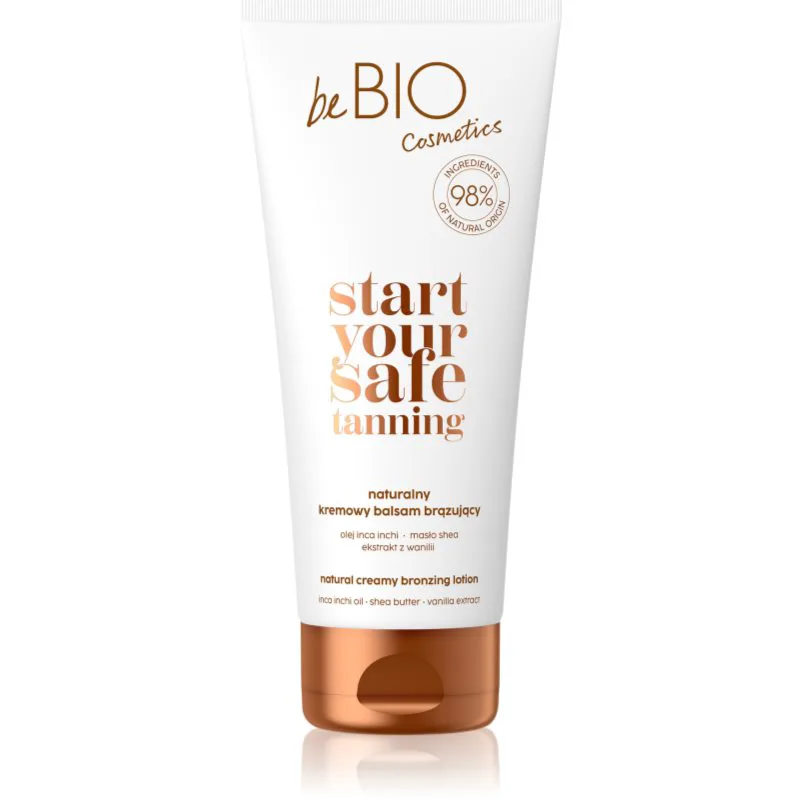 beBIO Safe Tanning γάλα με χρώμα για το σώμα 200 ml