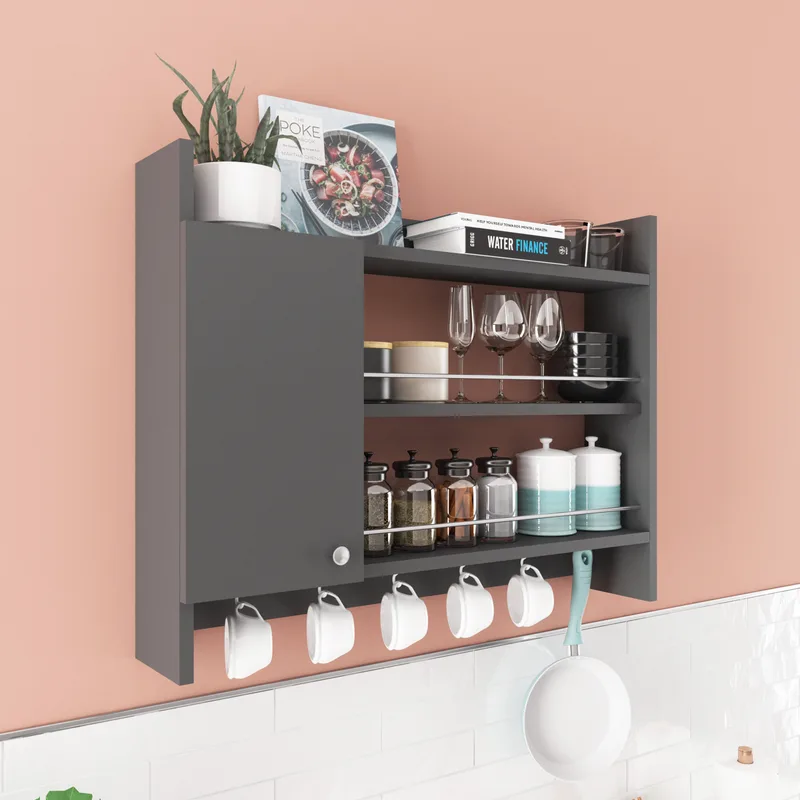 Ράφι Κουζίνας Knerr - Anthracite 935Cmn1309 (85x65x15)