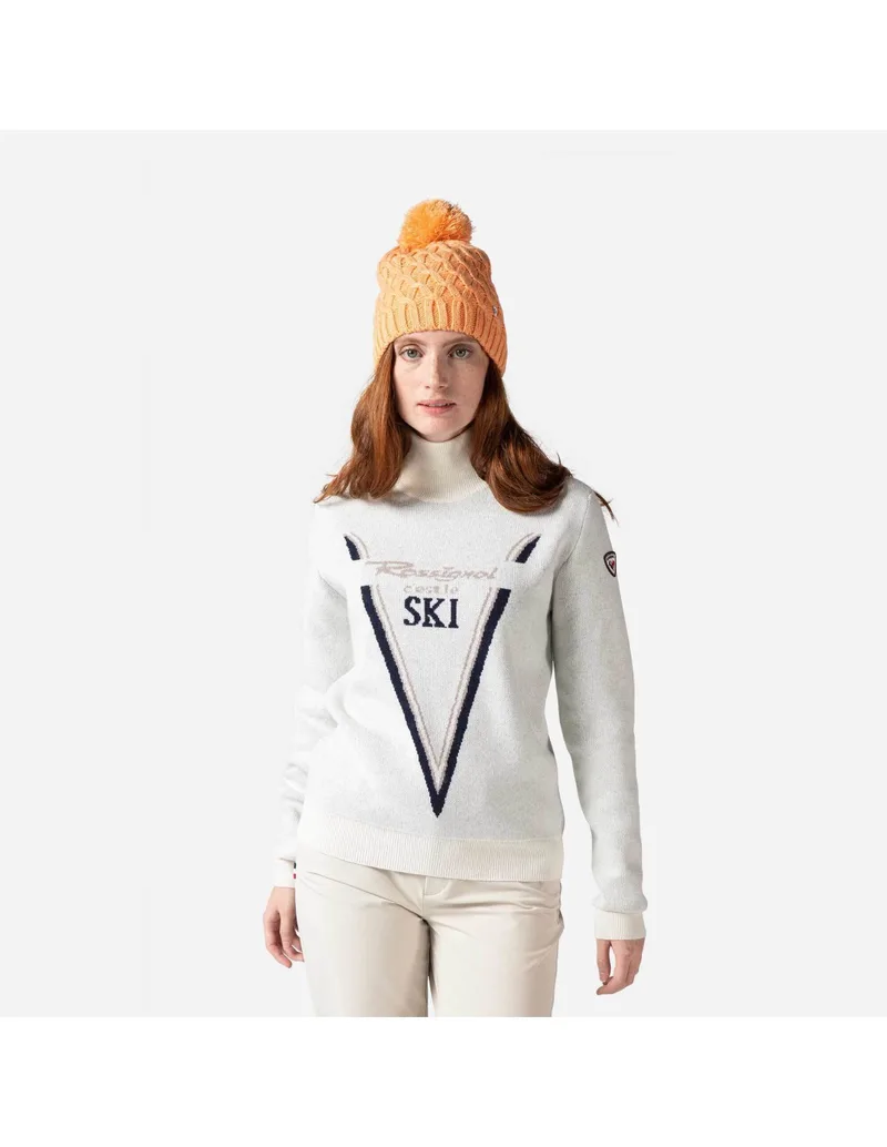 Rossignol W Victoire Tn Knit Sweater White