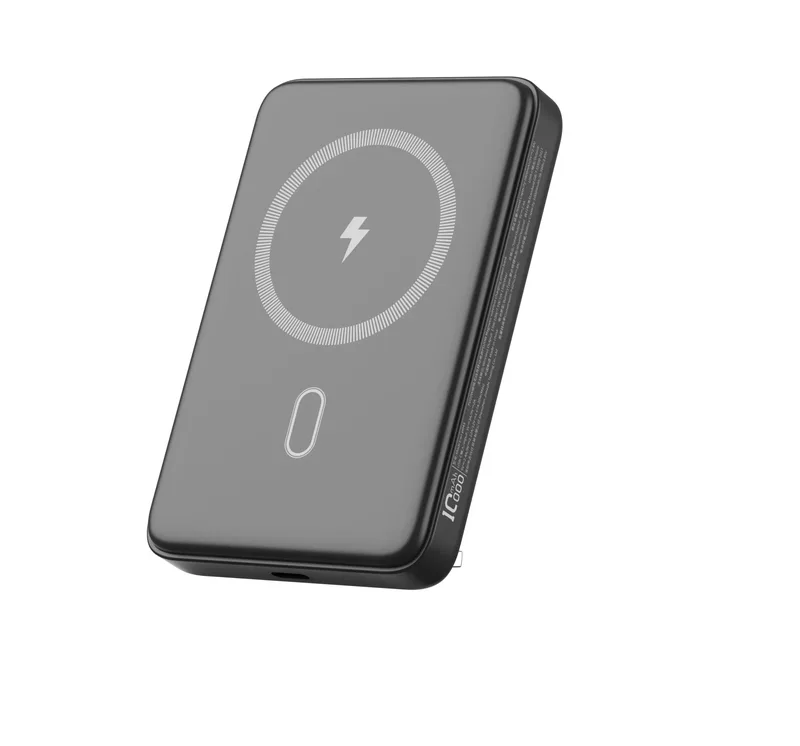 WiWU Magnetic MagSafe PowerBank 10000mAh with Stand Black 15W (P043)
