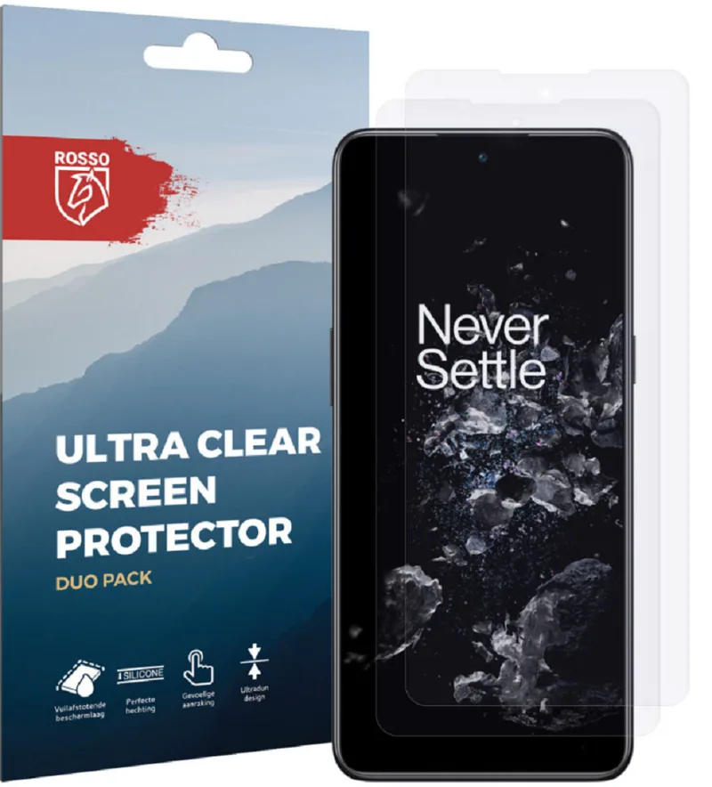 Κόκκινο Ultra Clear Screen Protector - Μεμβράνη Προστασίας Οθόνης - OnePlus 10T - 2 Τεμάχια (8719246375590)