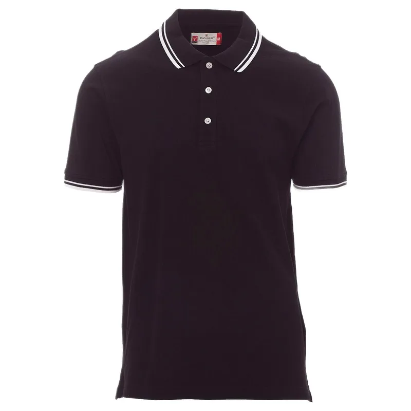 SKIPPER Μπλουζάκι πόλο PAYPER 02000416 Black
