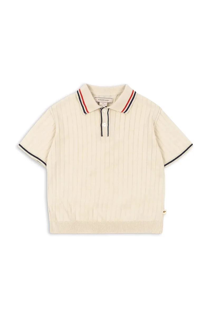 Konges Sløjd πόλο παιδικό βαμβακερό MIO KNIT POLO GOTS