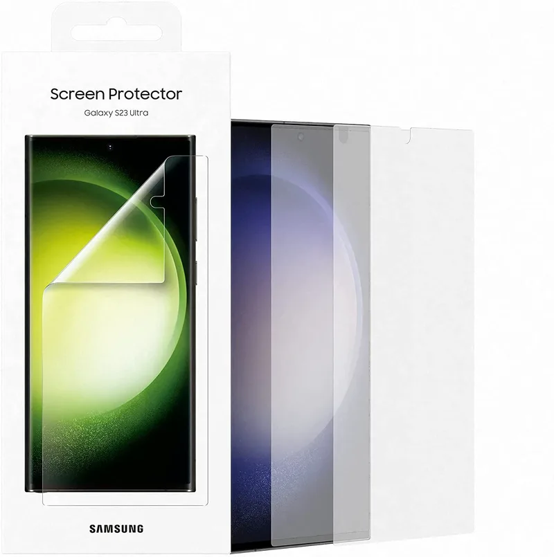 Official Samsung Screen Protector - Μεμβράνη Προστασίας Οθόνης Samsung Galaxy S23 Ultra - 2 Τεμάχια (EF-US918CTEGWW)