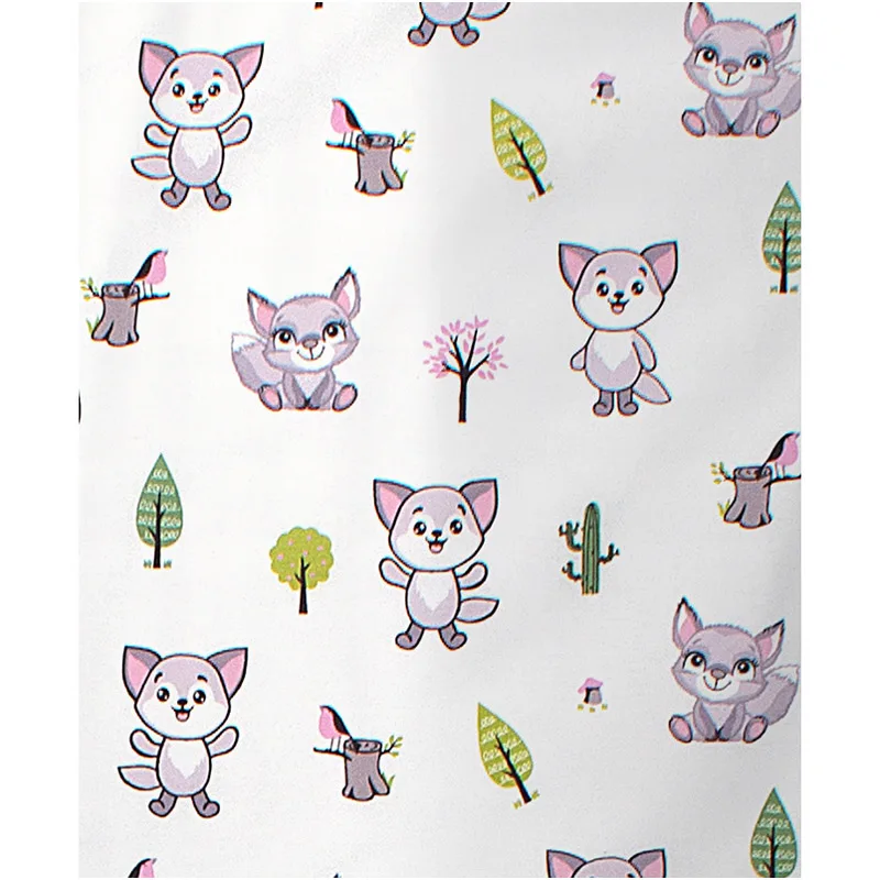 Πάνα Αγκαλιάς Χασέ 80x80 Dimcol Baby Foxes 594 Lilac