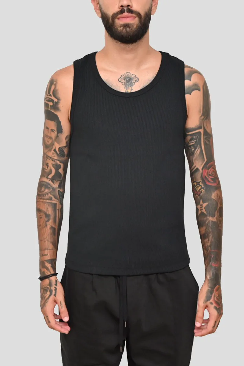 MONK Ανδρικό Sleeveless Tank Top In Black