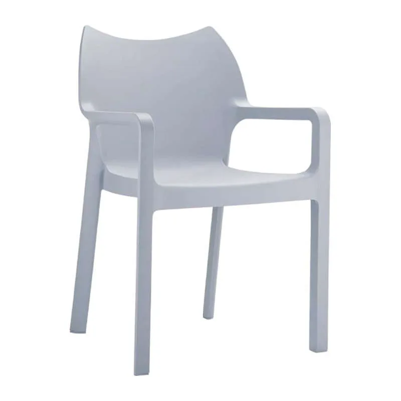 Πολυθρόνα DIVA SILVER GREY, SIESTA