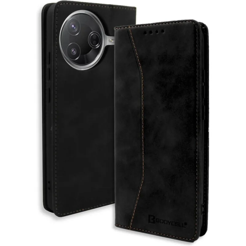 Θήκη Xiaomi Poco F7 Pro Bodycell Book Case Πορτοφόλι - Black (5206015082269)