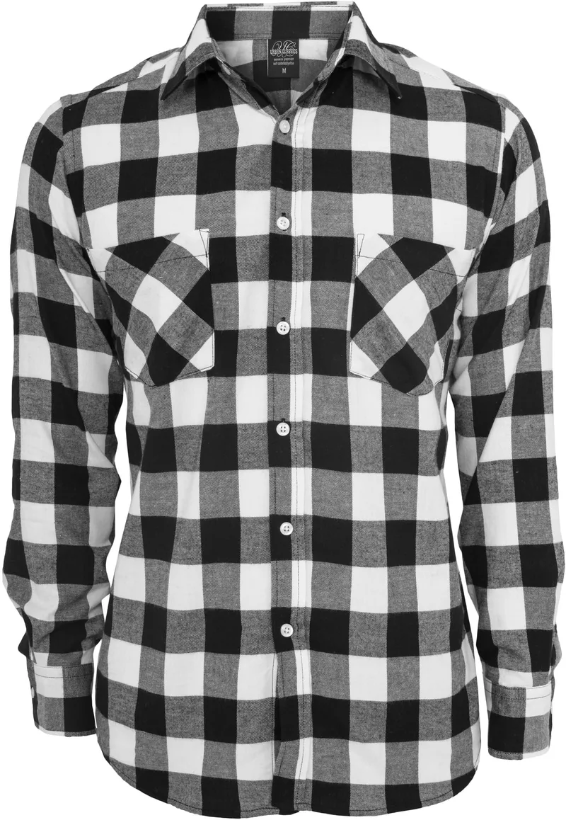Checked Flanell Shirt Urban Classics TB297-00050 blk/wht