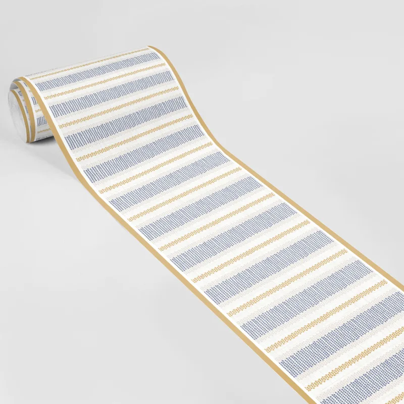 Μπορντούρα τοίχου YELLOW AND BLUE STRIPES