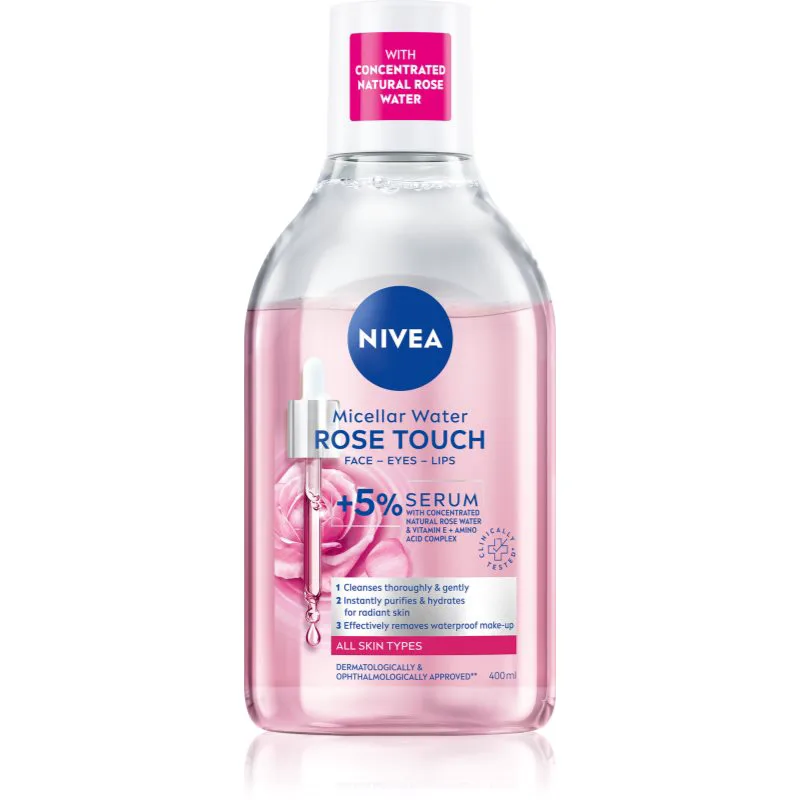Nivea Rose Touch διφασικό μικυλλιακό νερό 400 ml