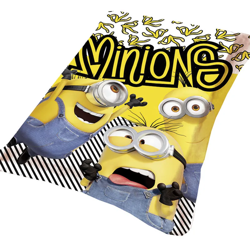 Κουβέρτα Fleece Κούνιας 100X150 Viopros Παιδικες Φλις Minions Πολύχρωμο (100x150)