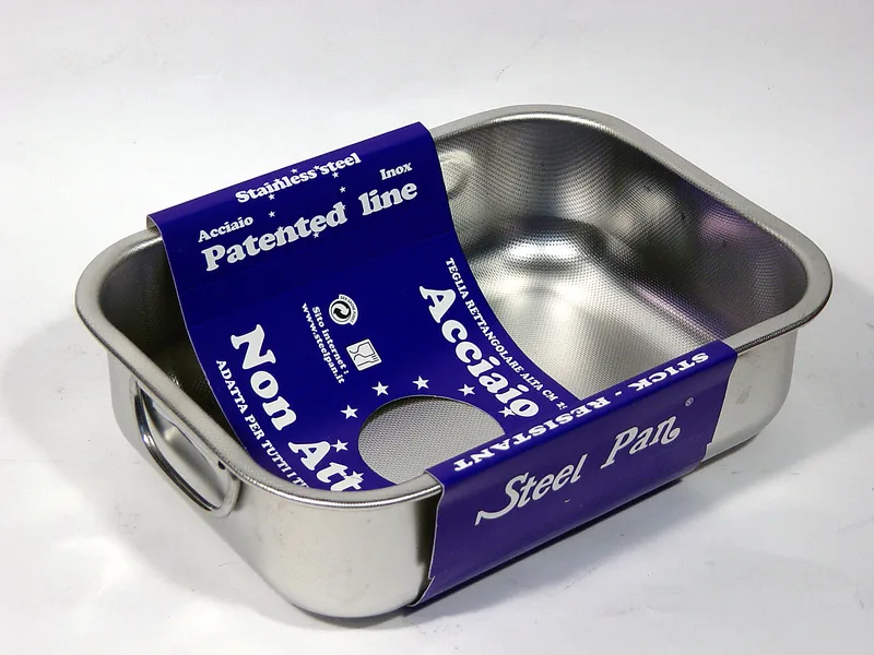 Ταψί Αντικολλητικό Ανοξείδωτο 18/10 Patented Steel Pan 35x26εκ. ST11162000 (Υλικό: Ανοξείδωτο) - Steel Pan - ST11162000