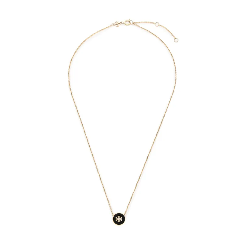 Κολιέ Tory Burch Kira Enamel Pendant Necklace 90549 Χρυσό