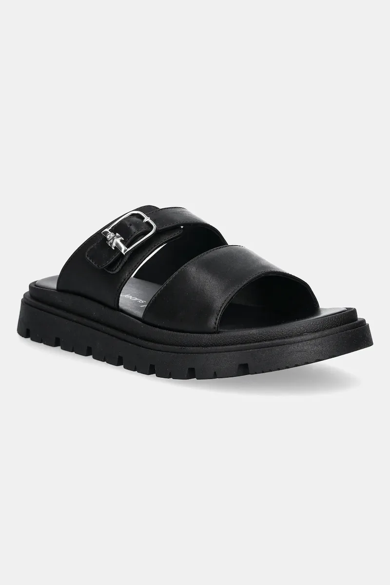 Παιδικές δερμάτινες παντόφλες Calvin Klein Jeans