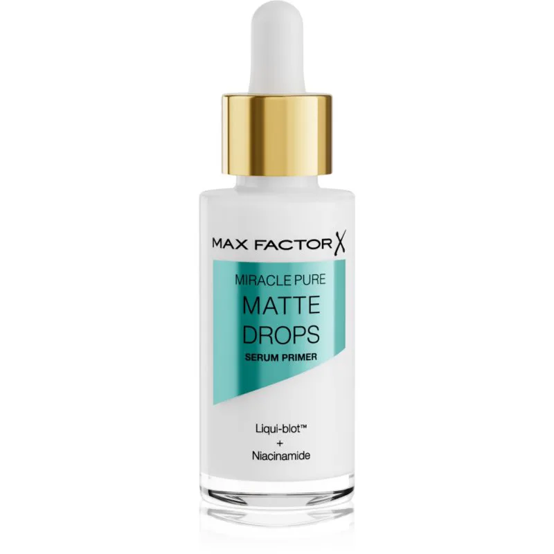 Max Factor Miracle Pure Matte Drops βάση για λεία και ματ επιδερμίδα 30 ml