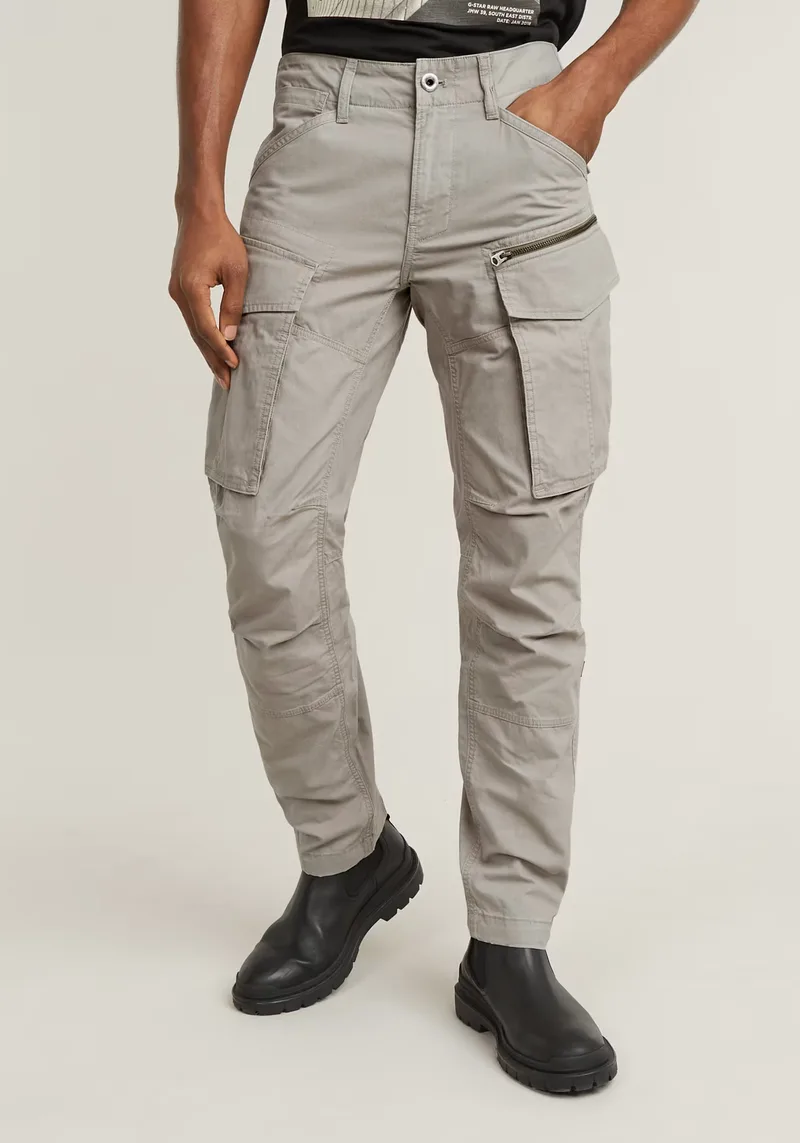 G Star Cargo Παντελόνι της σειράς Rovic Zip 3D Tapered - D02190 5126 G294 Rock Ridge