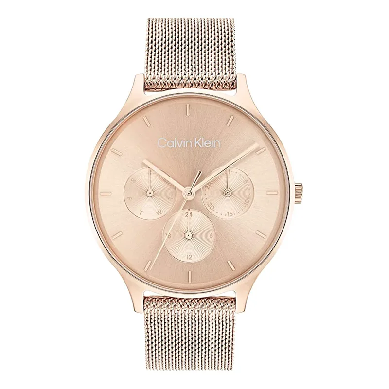 CALVIN KLEIN Linked Rose Χρυσό Steel Bracelet 25200102