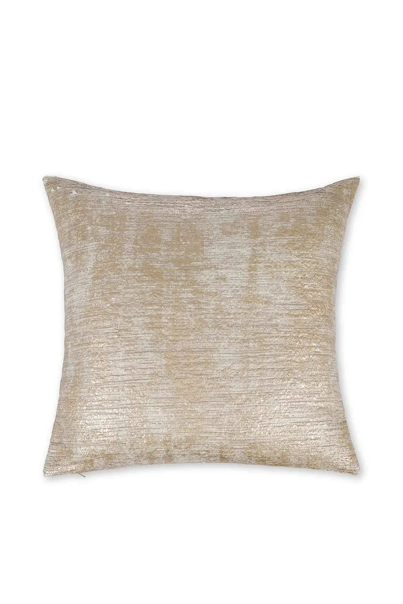 Coincasa διακοσμητικό μαξιλάρι μεταλλιζέ 43 x 43 cm - 007255758 Χρυσό
