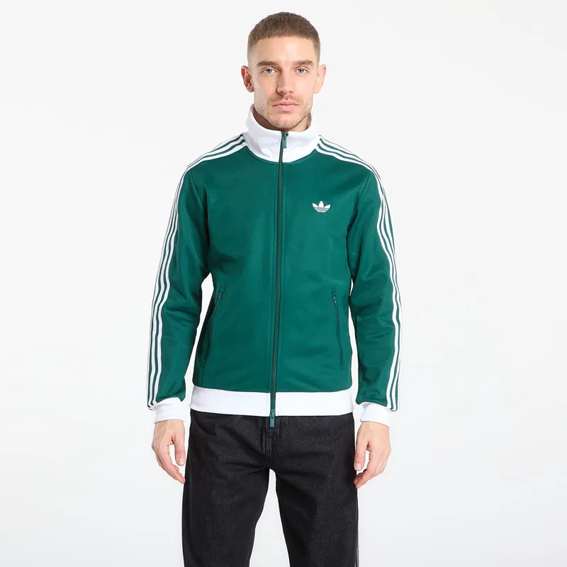 Φούτερ adidas Classic Track Top Collegiate Green/ White XL