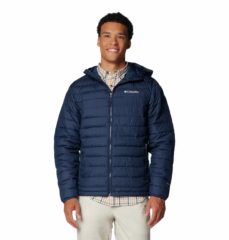 Columbia Ανδρικό Μπουφάν Powder Lite™ II Hooded Jacket 2086944-464 Μπλε